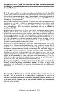 Declaración del Parlamento de Cantabria